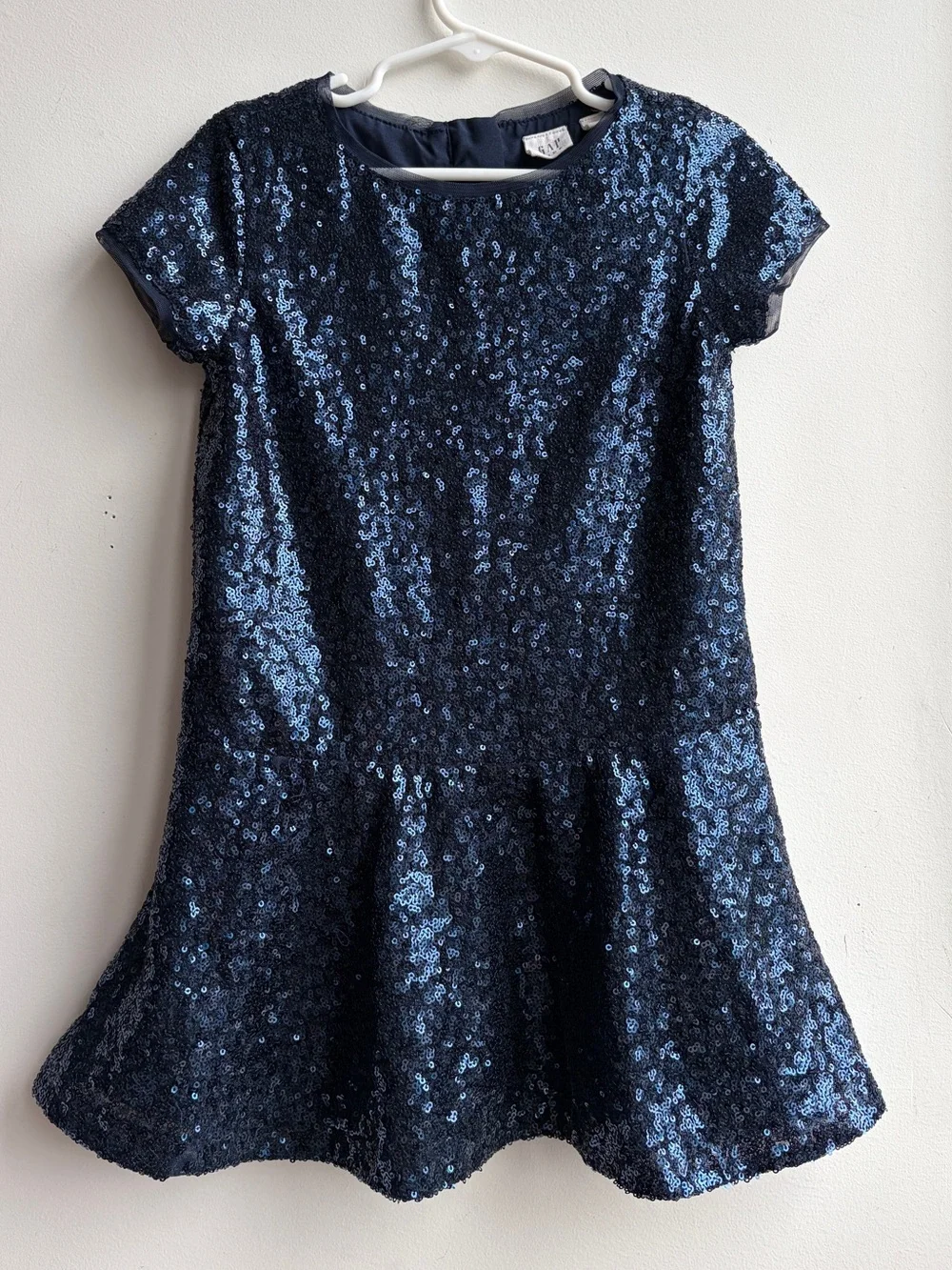 GAP Kids 3 Piece Bundle- Sequin Dress, Pink Skirt, Gray Cardigain Sizes 5/6/7/8